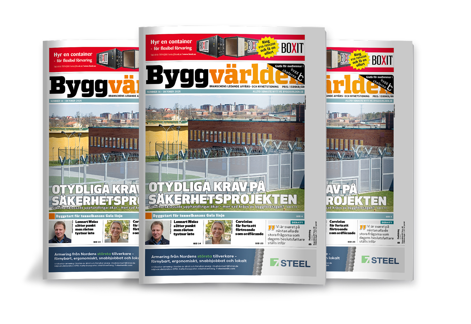 Nytt nummer av Byggvärlden