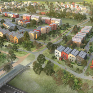 Fyra aktörer klara för bygge i nya stadsdelen