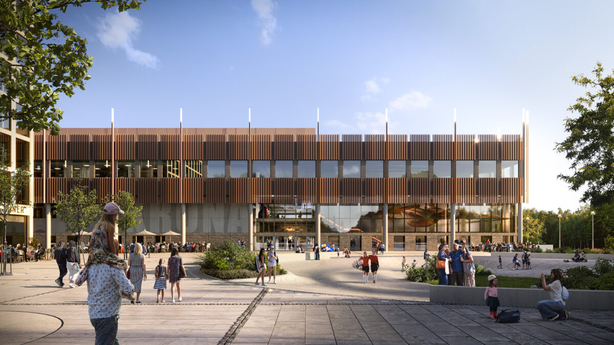 visionsbild över Kungsbacka arena