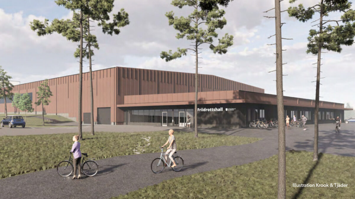 Jönköpings kommuns nya friidrottshall på