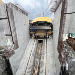 Sveriges längsta rulltrappa byggs i Nacka