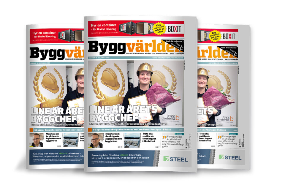 Nytt nummer av Byggvärlden