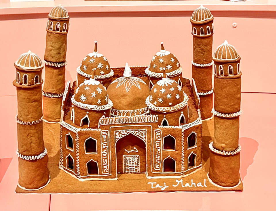 Taj Mahal som pepparkakshus