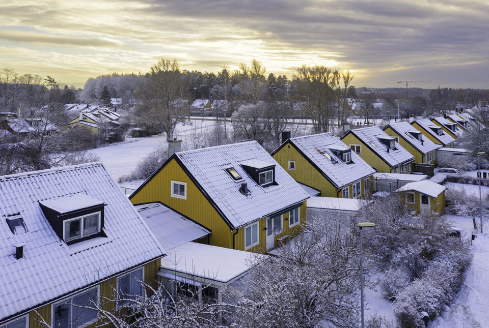 Priset på småhus steg under 2025