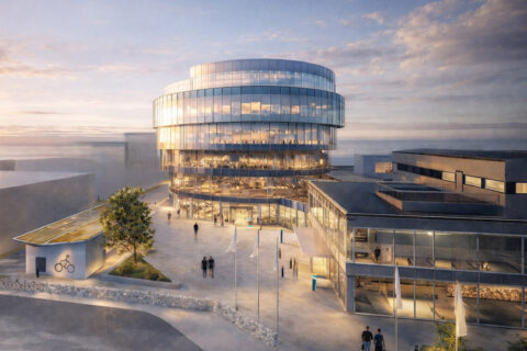 Kontor och bostäder i topp