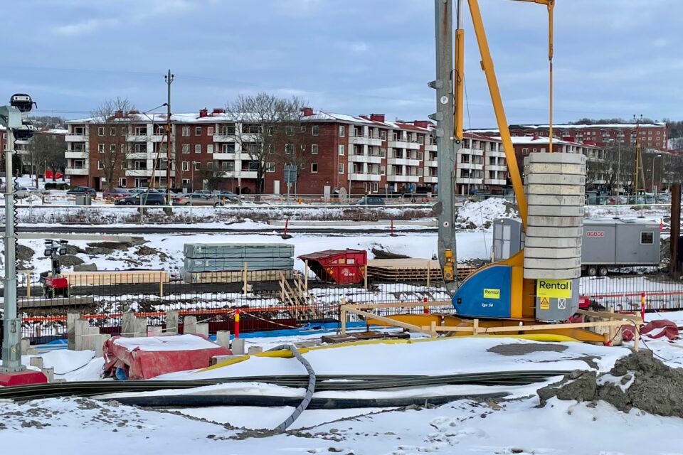 Pågående infrastrukturprojekt för miljarder på Hisingen