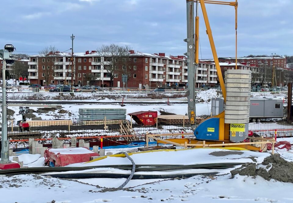 Pågående infrastrukturprojekt för miljarder på Hisingen