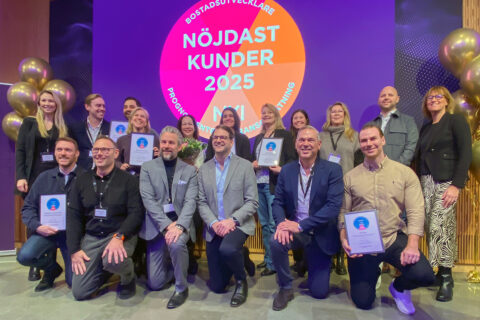 De har nöjdast bostadskunder