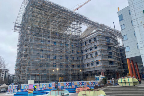 Signalhuset får nytt liv med påbyggnad och återbruk