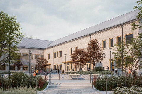 De bygger nya Vätternskolan