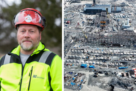 Strejk på Stegra-bygget