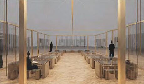 Vinnaren sätter glasets möjligheter i centrum