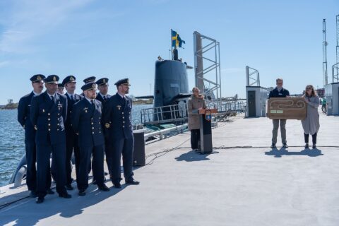 Ny ubåtspir invigd i Karlskrona