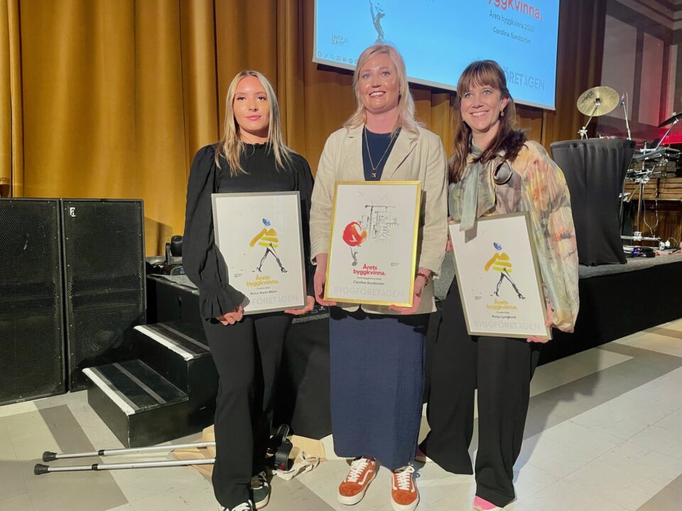 Caroline Sundström är Årets Byggkvinna