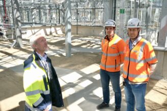 Högteknologiskt i Botaniskas nya växthus