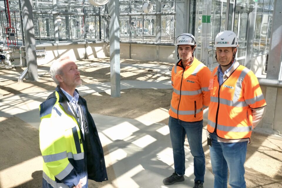 Högteknologiskt i Botaniskas nya växthus