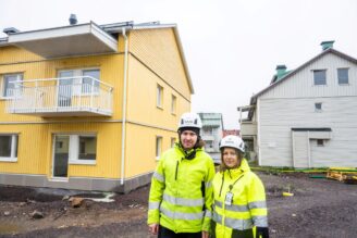 Nya bostäder byggs i gammalt bostadsområde