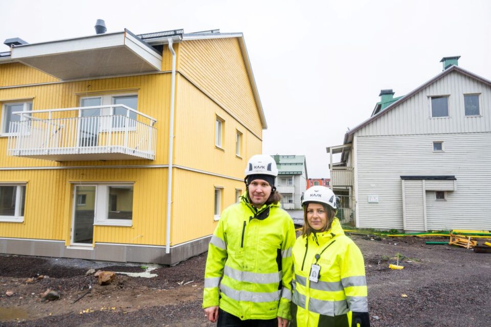 Nya bostäder byggs i gammalt bostadsområde