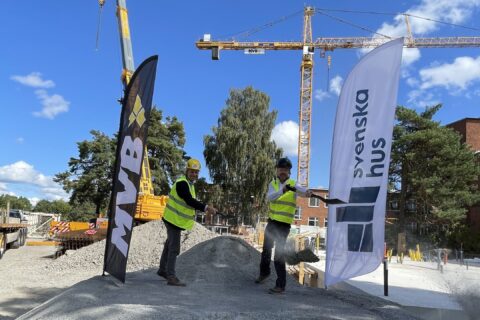 MVB och Svenska Hus byggstartar 100 hyresrätter