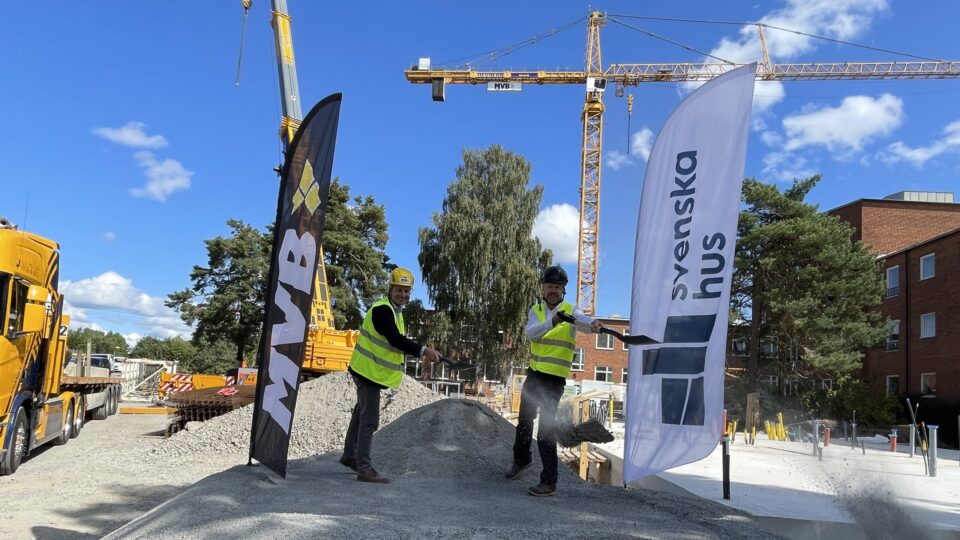 MVB och Svenska Hus byggstartar 100 hyresrätter