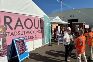 Frihamnsdagarna fredag – två scener fullmatade med stadsutveckling