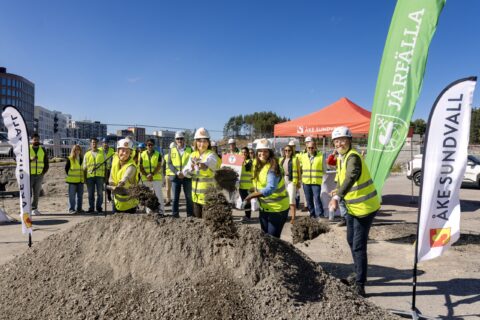 Byggstart för nytt kvarter vid tunnelbanan