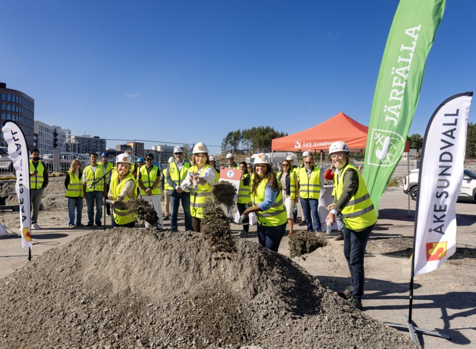 Byggstart för nytt kvarter vid tunnelbanan