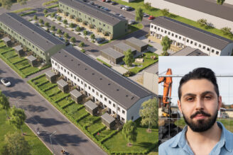 Bostadsprojekt i Boden byggs på rekordtid