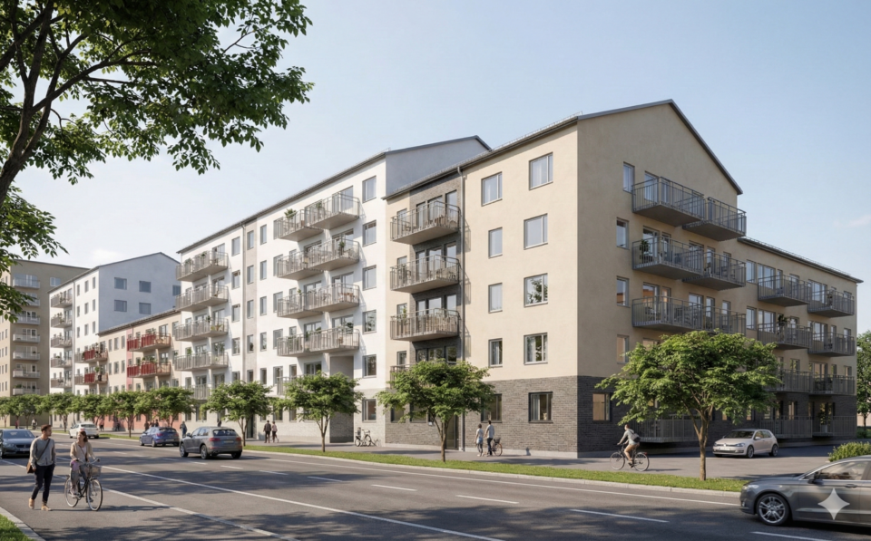 De bygger 136 nya bostäder i Gränby 