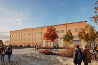 Flodéns bygger skola i Kungsbacka 