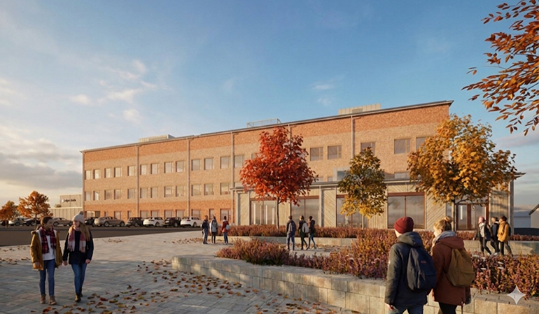 Flodéns bygger skola i Kungsbacka 